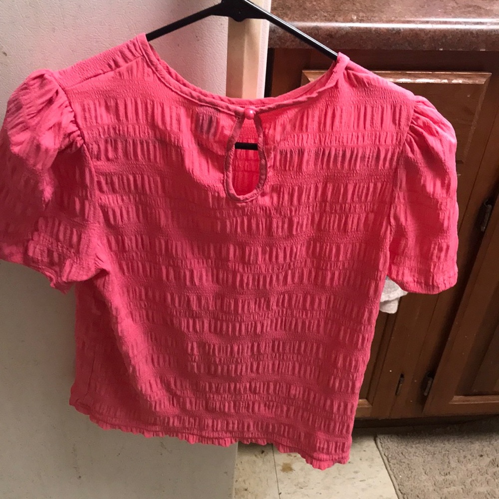 Hot pink shirt
